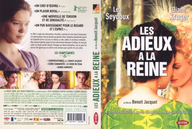 DVD - Les adieux à la reine avec Lea Seydoux- tres bon etat