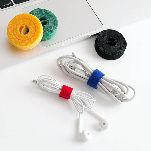 5M ROLL CABLE Ties Nylon Cable Organizer for Mouse Headphone Cable Tie