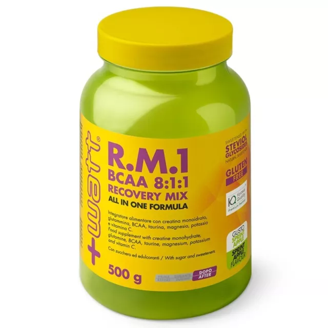 +WATT RM1 BCAA 8:1:1 RECOVERY MIX 500 GR Arancia