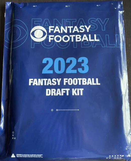 CBS FANTASY FOOTBALL Draft Kit 2023 NEW 9.98 PicClick