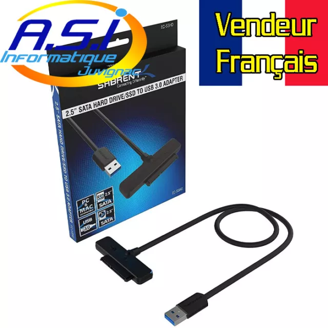 Rack Adaptateur 3.5 vers 2.5 Support Disque Dur HDD SSD Berceau Caddy  Tray - MonsieurCyberMan