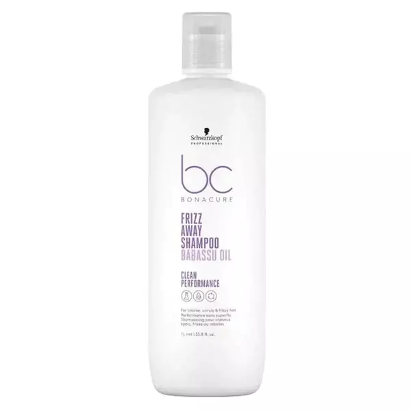 Schwarzkopf Professional BC Clean Frizz Away Shampoo - 1000ml