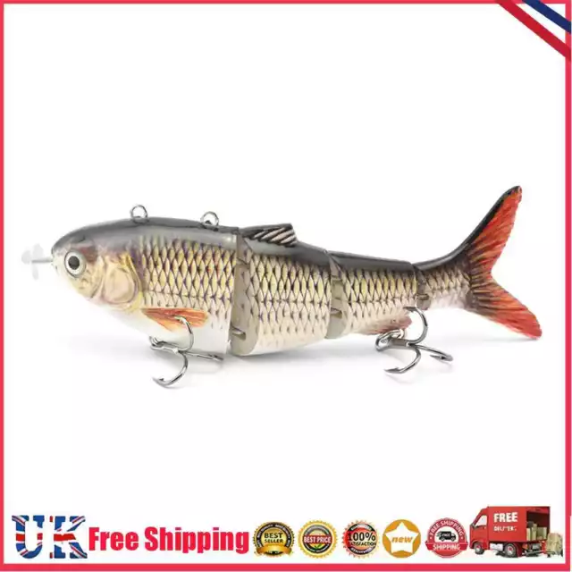 ROBOTIC FISHING LURE Electric Wobbler 4-Segment Auto Swimbait USB