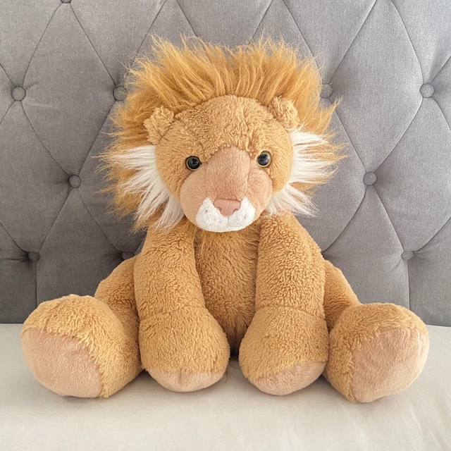 TOYS R US Lion Jungle Cat Large Plush Soft Toy 16" Safari Animal