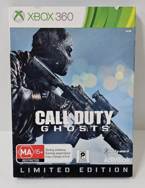 Xbox 360 Call of Duty Ghosts Steel Book Limited Edition With Slipcover Tracked