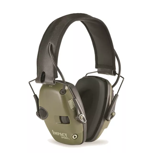 Howard Leight Impact Sport Green Shooting Electronic Earmuff Outdoor