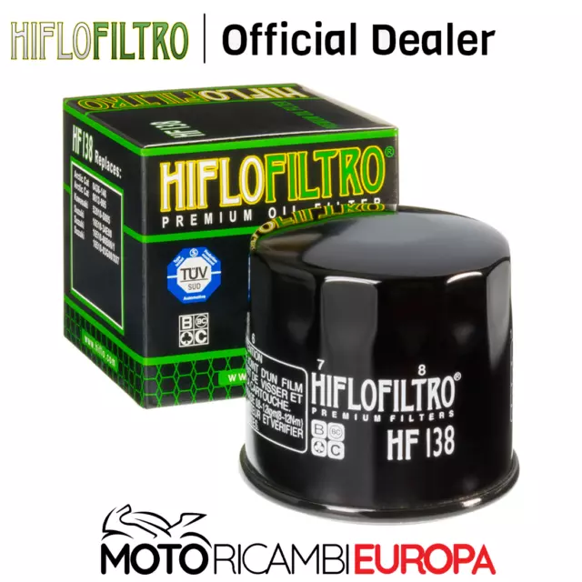 Filtro Olio Per Aprilia Rsv 1000 Rsv4 R 2009-2011 Hiflo -Hf138