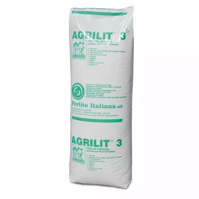 Perlite Espansa Lt.100 Agriperlite Lt.100 Substrato Piante Giardino Orto