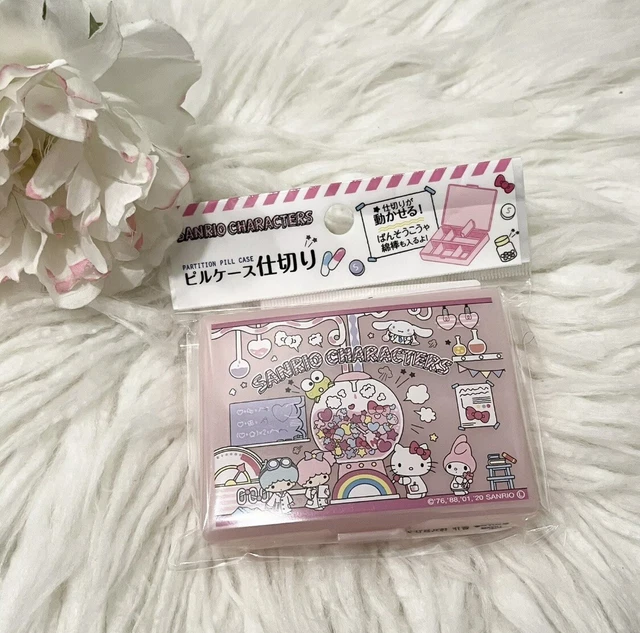 NEW DAISO JAPAN Sanrio Hello Kitty pill case / Jewelry Box For Travel