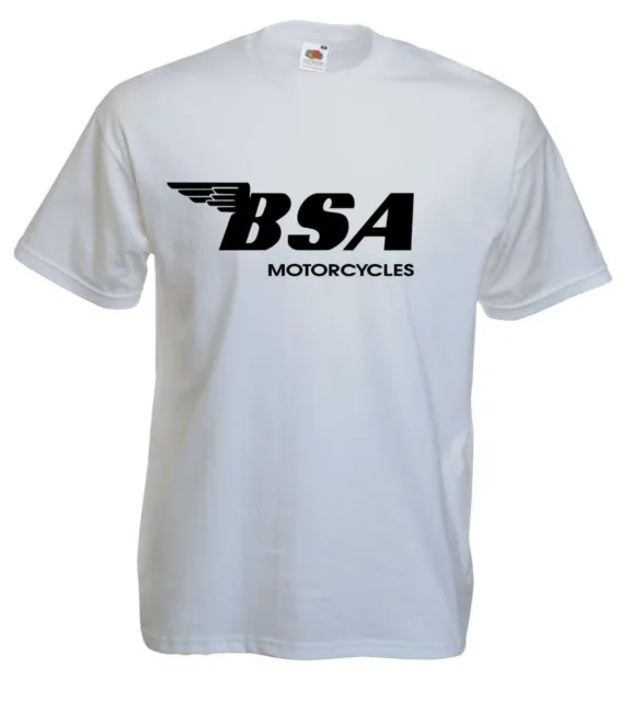 T-shirt marqué BSA, moto anglaise, vintage, biker, motard, S, M, L, XL, NEUF