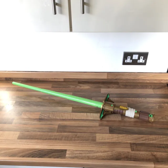 Hasbro Star Wars Green Lightsaber Forge Yoda 86cm Extendable Cosplay