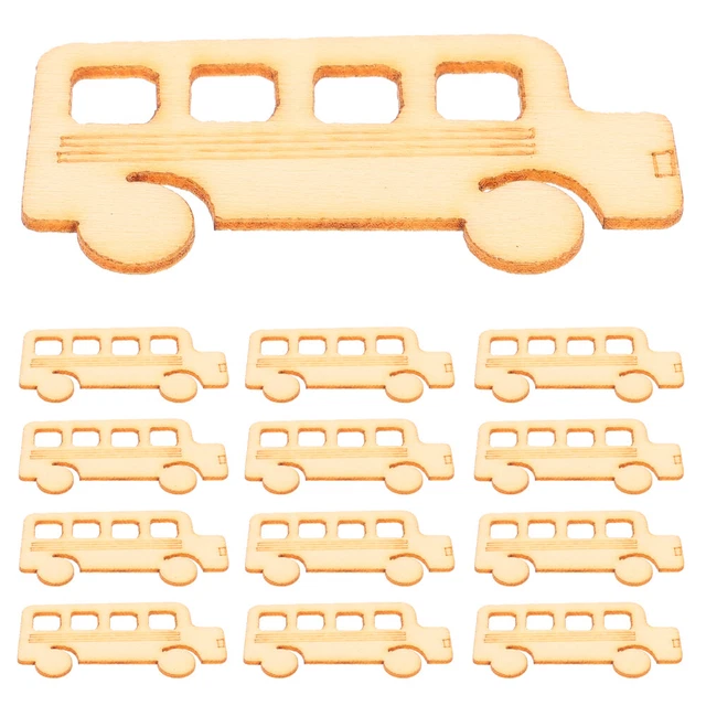 20 Pcs Painting Wood Craft Wooden Scrapbooking Embellishments Manual
