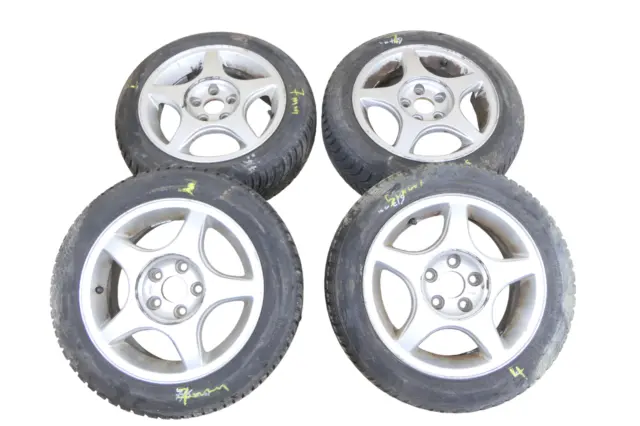 Polo 9N Ibiza Fox alloy rims tires 165/70 R14 - 5-7 mm all-weather tires KBA 45510