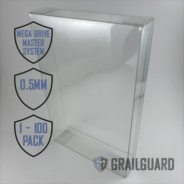 SEGA MEGADRIVE MASTER System Game Box Protector / Case 0.5mm (1100