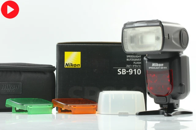 Video [Top MINT in Box] Nikon Speedlight SB-910 Shoe Mount Flash From JAPAN