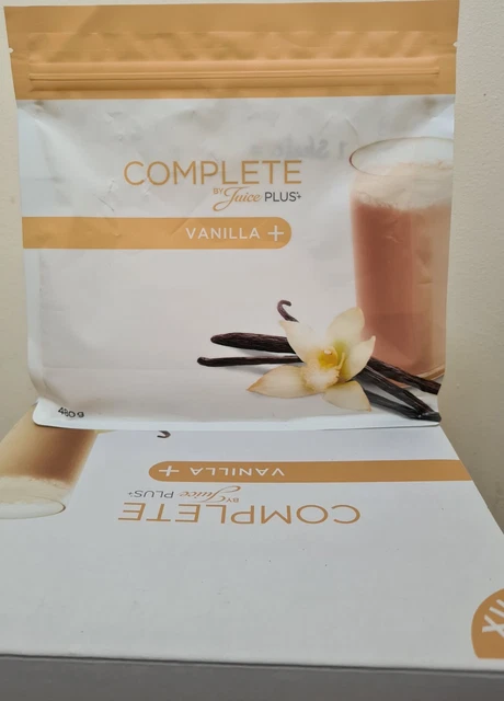 * Completo di Juice Plus VANILLA Shake + * 480G * 04/2024 * Wgt MGT * Spedizione rapida *