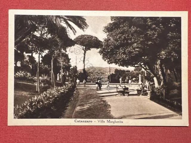 Cartolina - Catanzaro - Villa Margherita - 1920 ca.