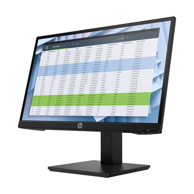 HP P22h G4 21,5 Zoll Monitor 7UZ36AA 16:9  Full HD 5ms HDMI VGA DisplayPort
