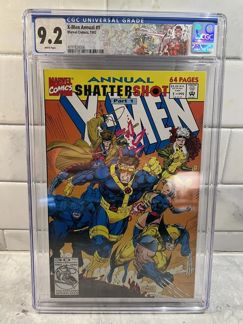 X-Men (Vol. II) Annual 1: ShatterShot 03/1992🔥CGC 9.2🔥Jim Lee🔥64 Pages