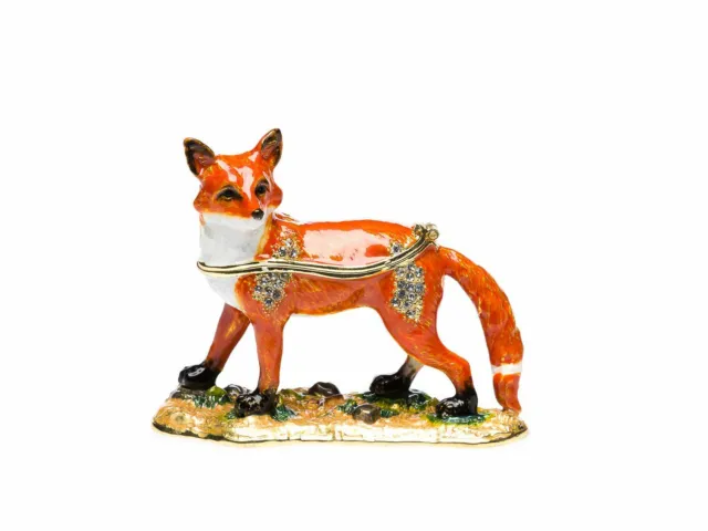 Schmuckschatulle Fuchs Pillendose Schmuckdose Dose Pillenbox jewelry fox