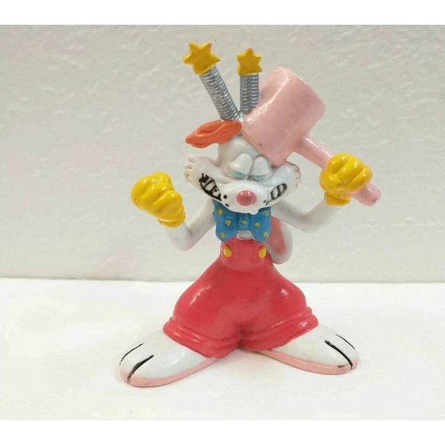 1987 DISNEY WHO Framed Roger Rabbit Movie PVC Figure Toy Cake Topper ...