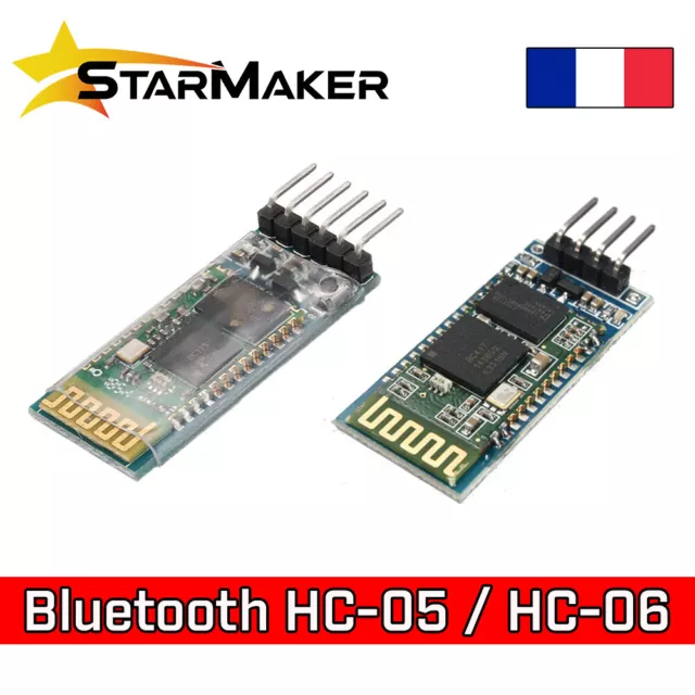 Module Bluetooth HC-05 HC-06 Emetteur récepteur pour Arduino PIC AVR HC05 HC06