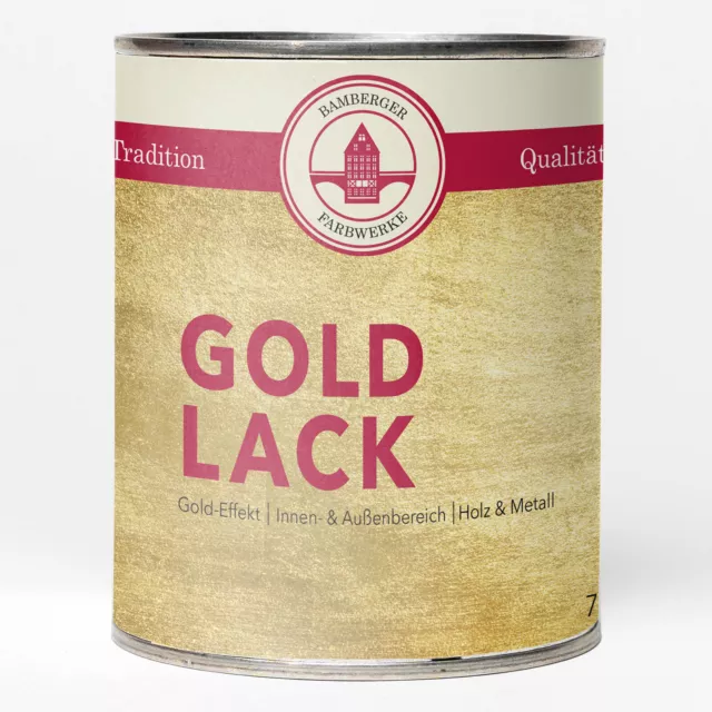 Goldlack Goldfarbe Effektlack Möbellack Holzlack Metalllack Metallic Farbe 375ml