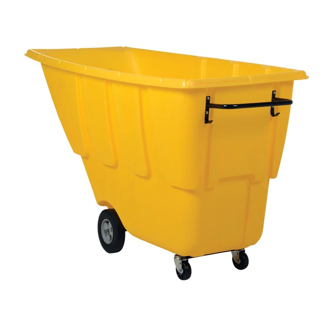 Vestil, 1 CU YD LD Tilt Truck .85K Ylw, Capacity 850 lb, Color Yellow, Model#