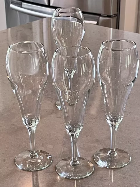 Set Of 4 Libbey Glassware 8476 Citation Gourmet 9 oz Tulip Champagne Glasses