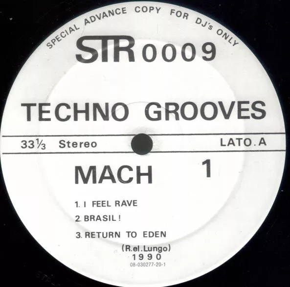 Techno Grooves - Mach 1 (12", Advance)