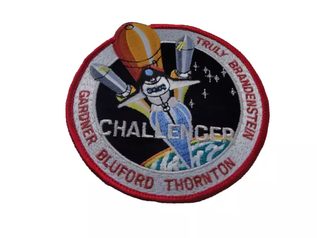 Aufnäher NASA  Space Shuttle Mission  STS 8 Challenger ca10,2cm mit Missionsheft