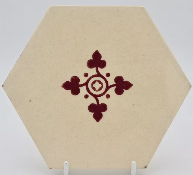 Minton Hollins Hexagonal Tile Pugin Designed C1870 AE1 Minton Hollins Hexagonal Tile Pugin Designed C1870 AE1