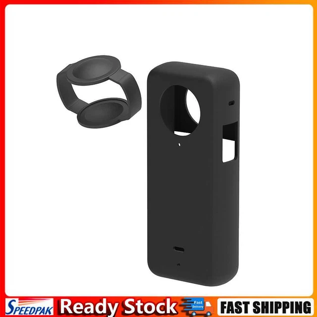 Soft Waterproof Panoramic Action Camera Protective Cover for Insta360 X3 (Black)