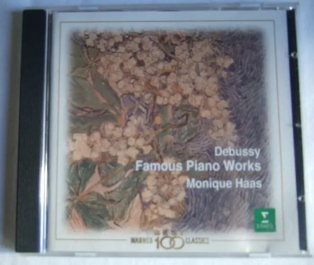MONIQUE HAAS Famous Piano Works DEBUSSY Erato Japan wpcs 21080
