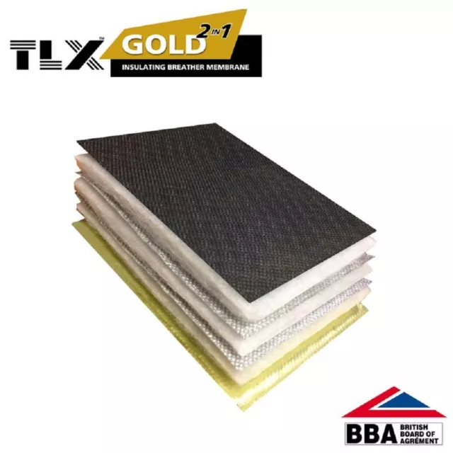 TLX Gold Insulation Roll 33mm x 1200mm x 10m ( 12m2 )