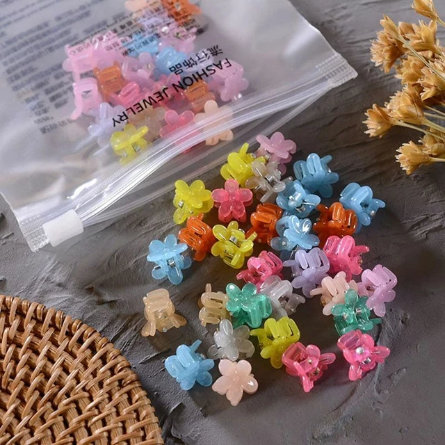 Women Kids Mini Clamp Hairpins Girls Cute Small Hair Crabs Flower Star Hairclip 10