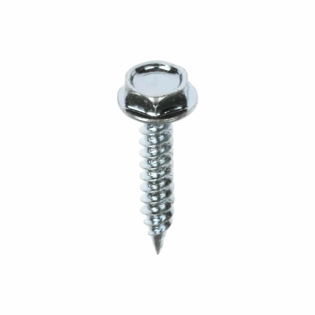 ITW 21302 Teks #6 x 3/4 in. Hex Washer Head Sharp Point Screw, 200-per Pack