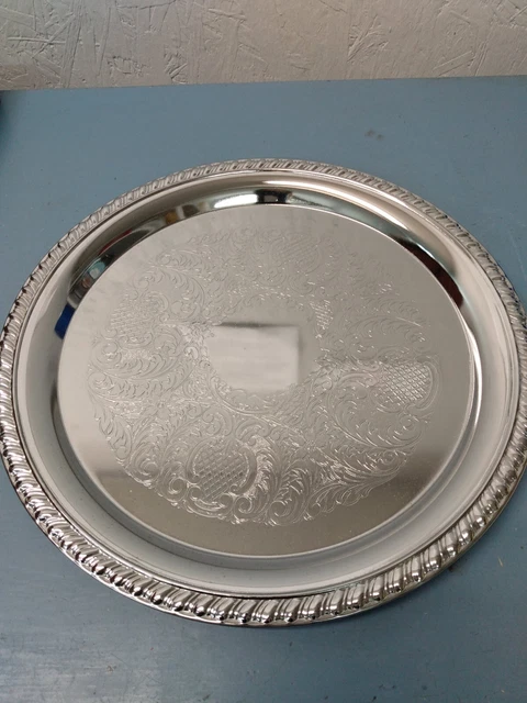 Elegant Irumware Round Tray (LL)