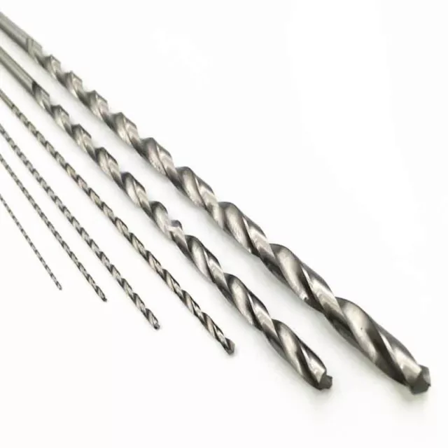 UK Extra-Long Series Micro Mini HSS Metal-wood Drill Bits Straight Shank Tools