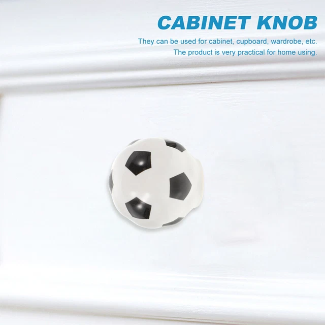 4 Pcs Delicate Handles Basketball Cartoon Cabinet Door Drawer Pulls Shoebox 2