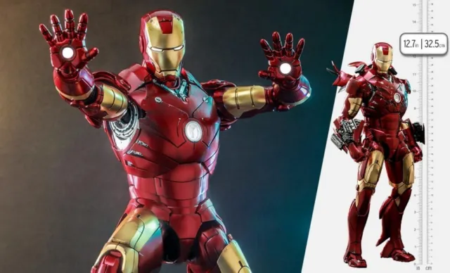 -=] HOT TOYS - Marvel: Iron Man Mark III 2.0 Diecast 1:6 Scale Figure [=-