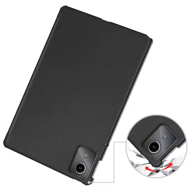 Hülle für Lenovo Tab M11 Bizon Case Cover Futeral Tasche Etui Schwarz 3