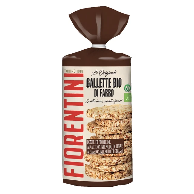 Gallette di Farro Bio Fette Sottili Farro Fiorentini Confezione da 120 g