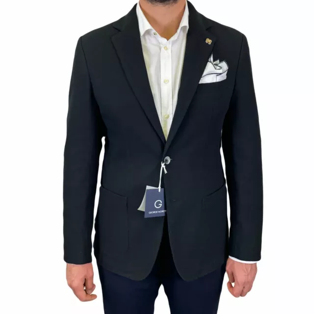 Giacca Uomo Elegante Casual Blazer Estate Slim Fit Made in Italy Sartoriale