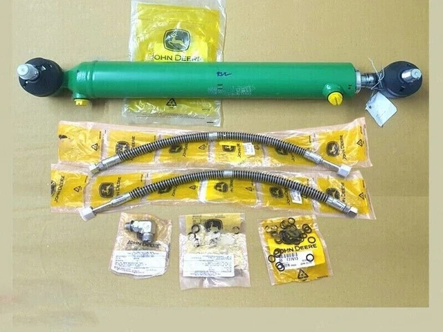 LVA14158 For John Deere Track Rod Hydraulic Cylinder-OEM With Hoses+ORing+Stud