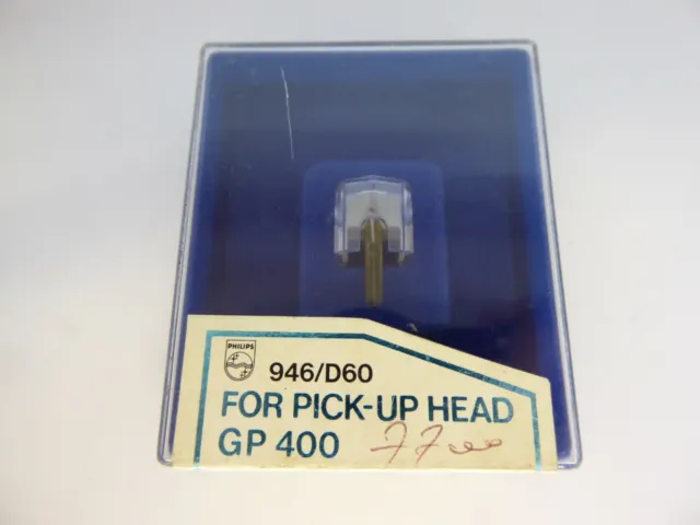 RARE SAPHIR - DIAMANT - HI-Fi / HIFI - PICK UP HEAD - PHILILPS - GP400 - 946/D60