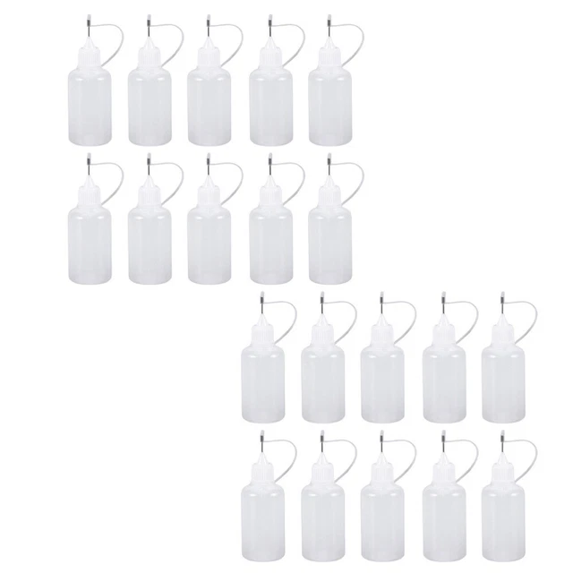 15 Pcs Needle Squeeze Bottle Oil Applicator Needle Oil Bottle Lecythus