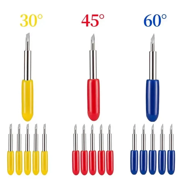 5PCS T Cutter 30 Degree 45 Degree 60 Degree Tungsten Blades Cutting