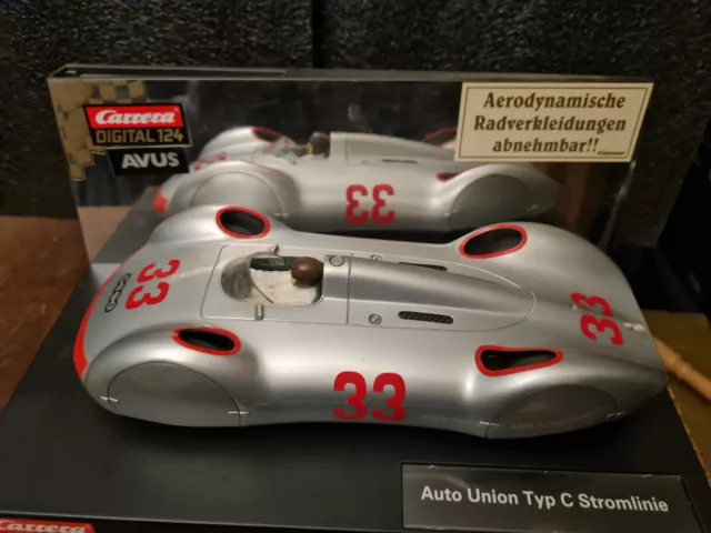 Carrera Digital 124 Auto Union Typ C Stromlinie AVUS Slotcar 1:24 RAR