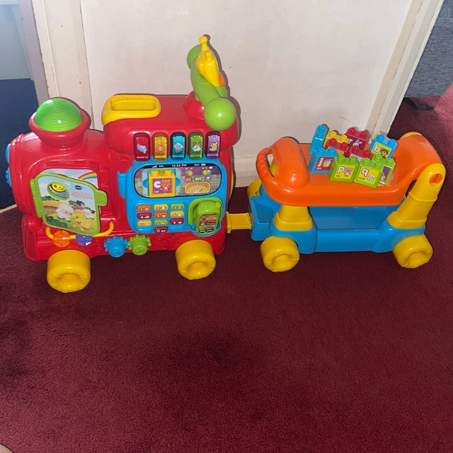 Vtech Train Walker VTECH SIT TO Stand, 4-in-1 Alphabet Train, baby walker, lights, sounds ...